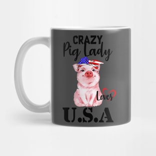 Pig Lady American. Mug